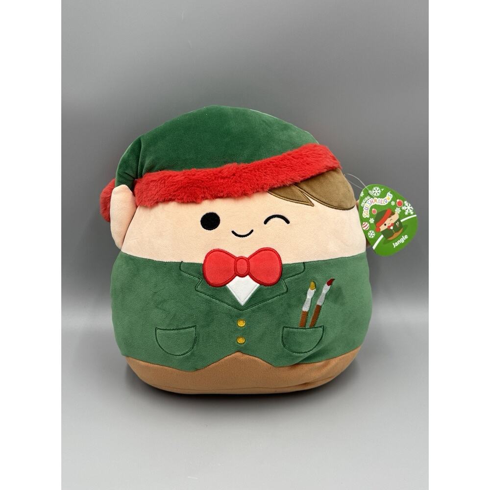 Squishmallows JANGLE The Elf Artist Painter Plush 12” Stuffed Doll